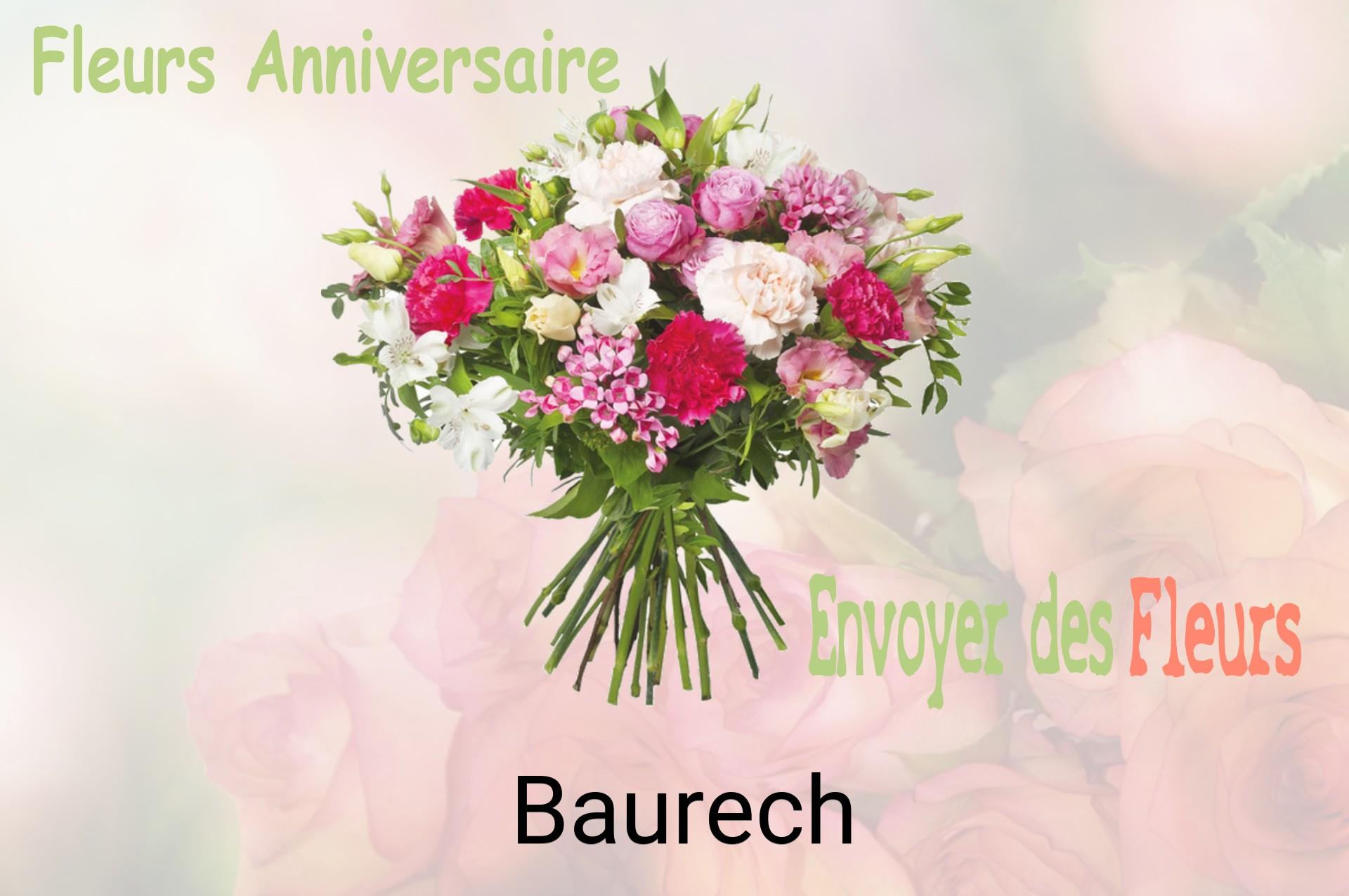 Bouquet de fleurs d’anniversaire livré à Baurech